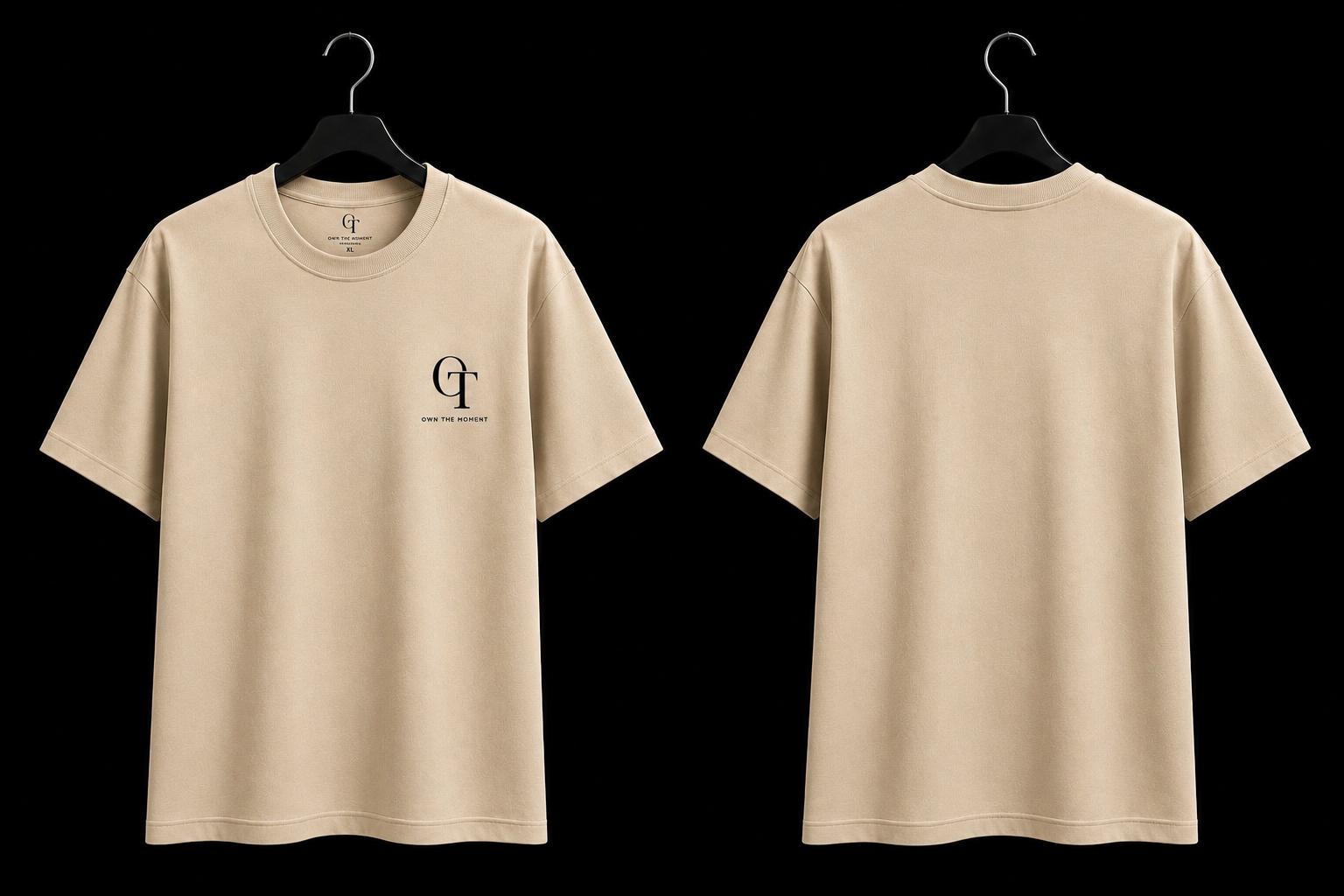 OT Premium Oversized T-Shirt - Beige