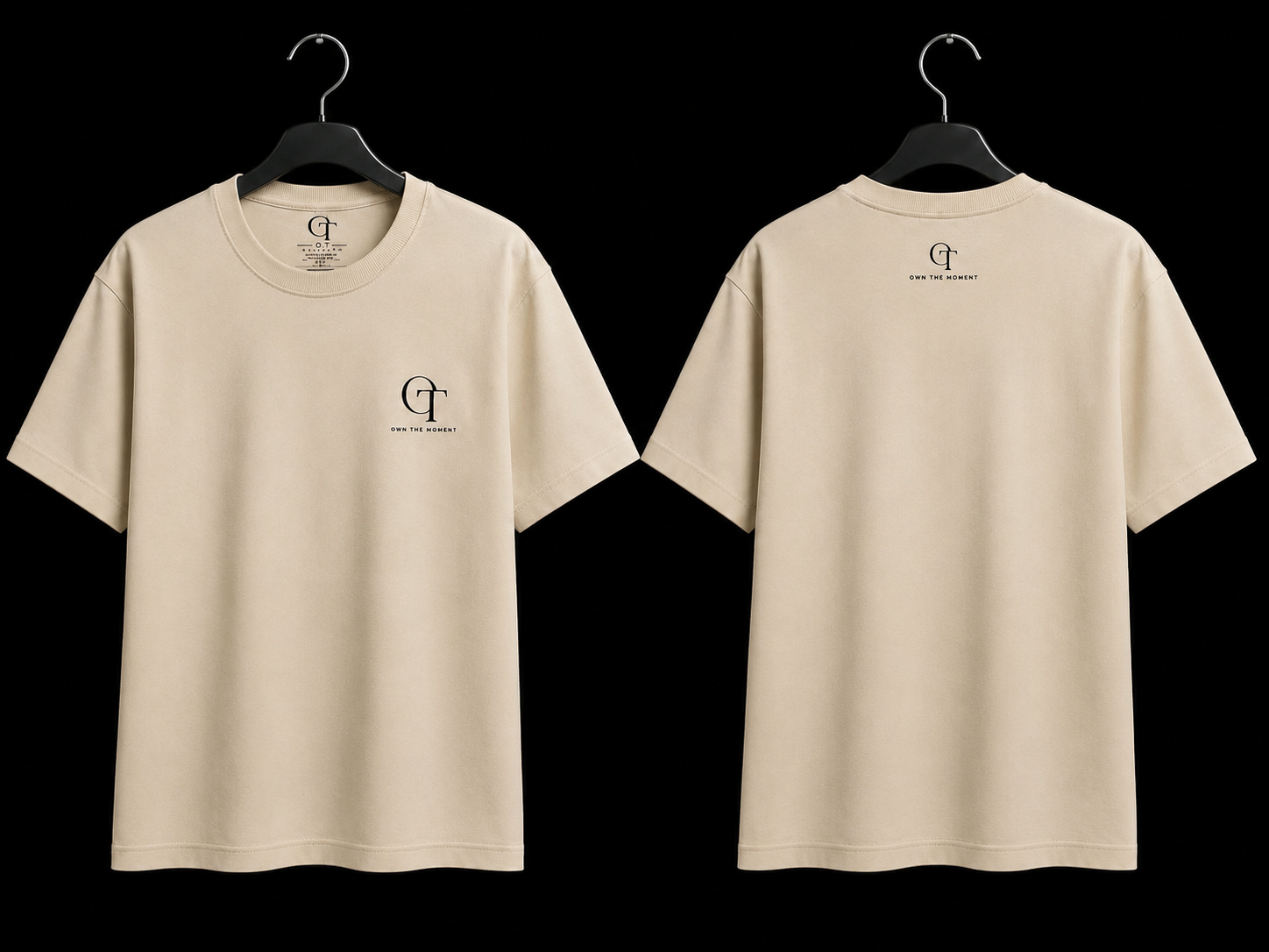 OT Premium Oversized T-Shirt - Beige