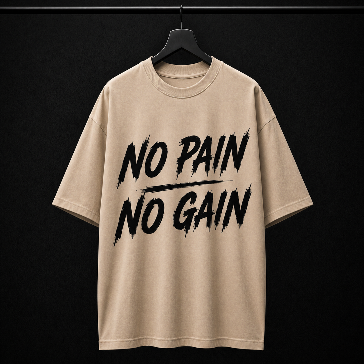 OT Gym Oversized T-Shirt – No Pain No Gain
