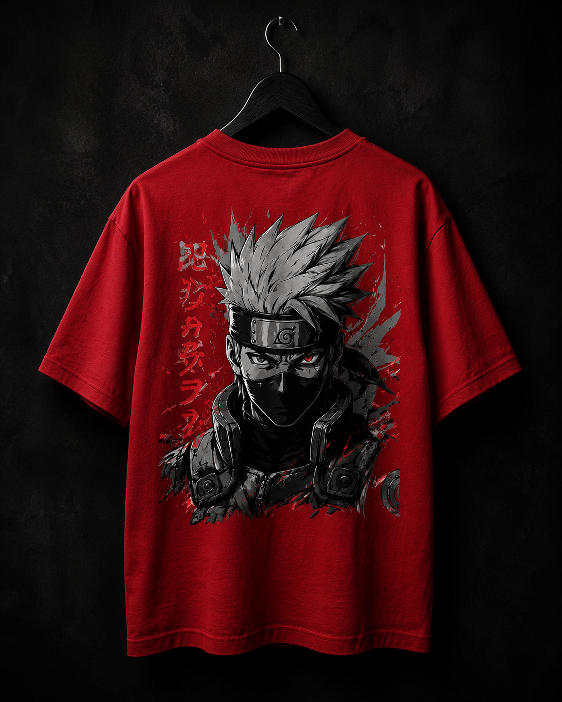 OT Kakashi  Oversized Anime T-Shirt