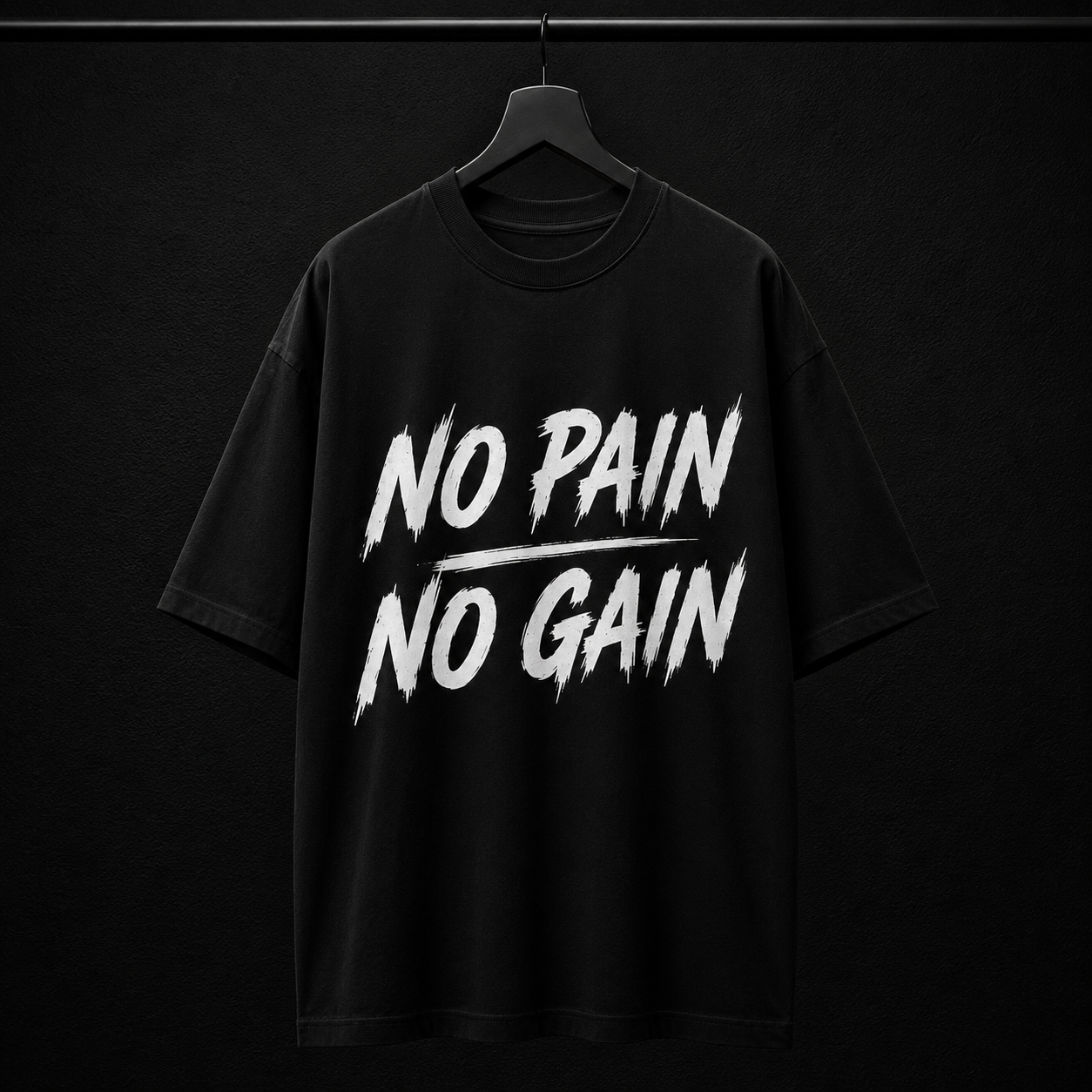 OT Gym Oversized T-Shirt – No Pain No Gain