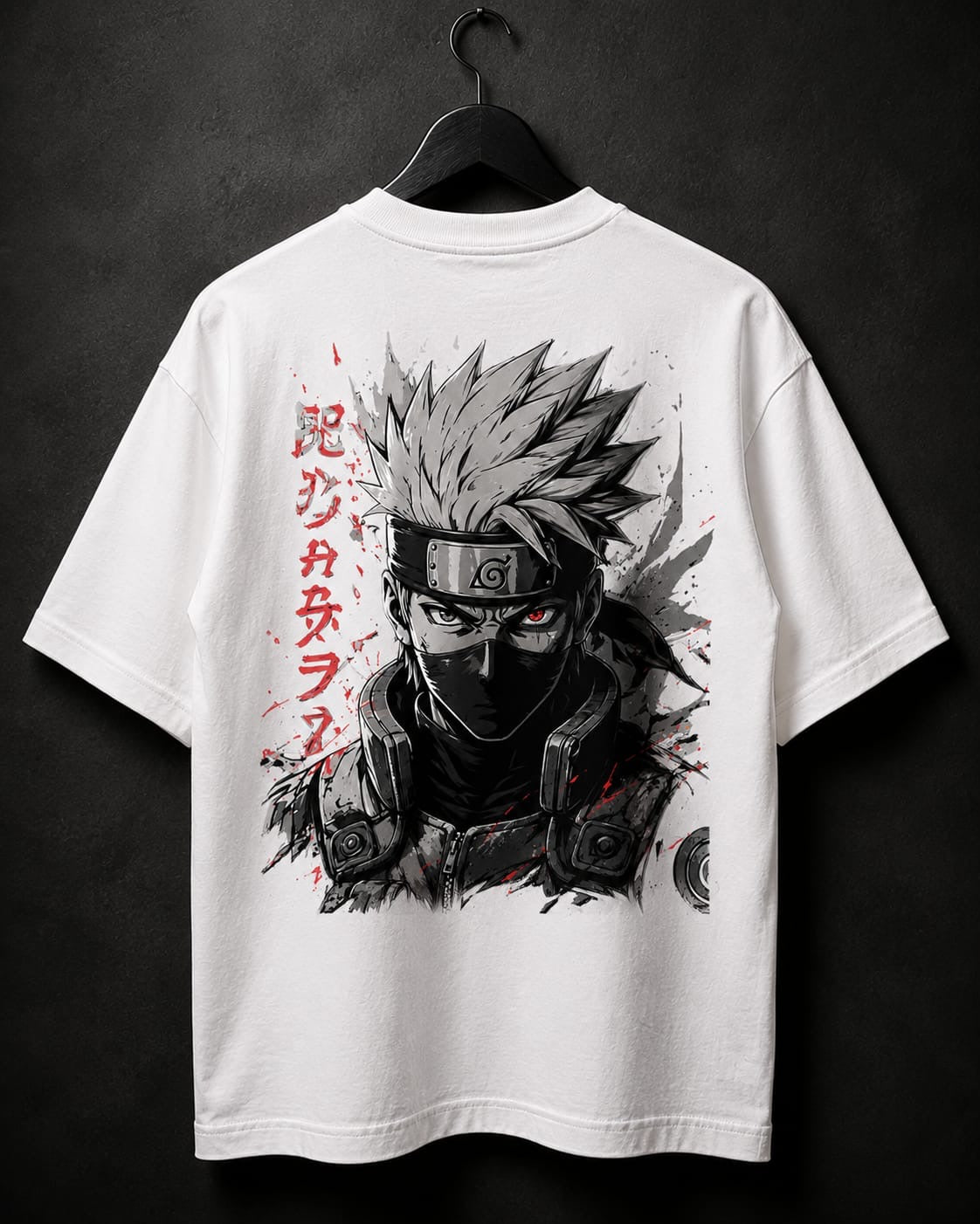 OT Kakashi  Oversized Anime T-Shirt