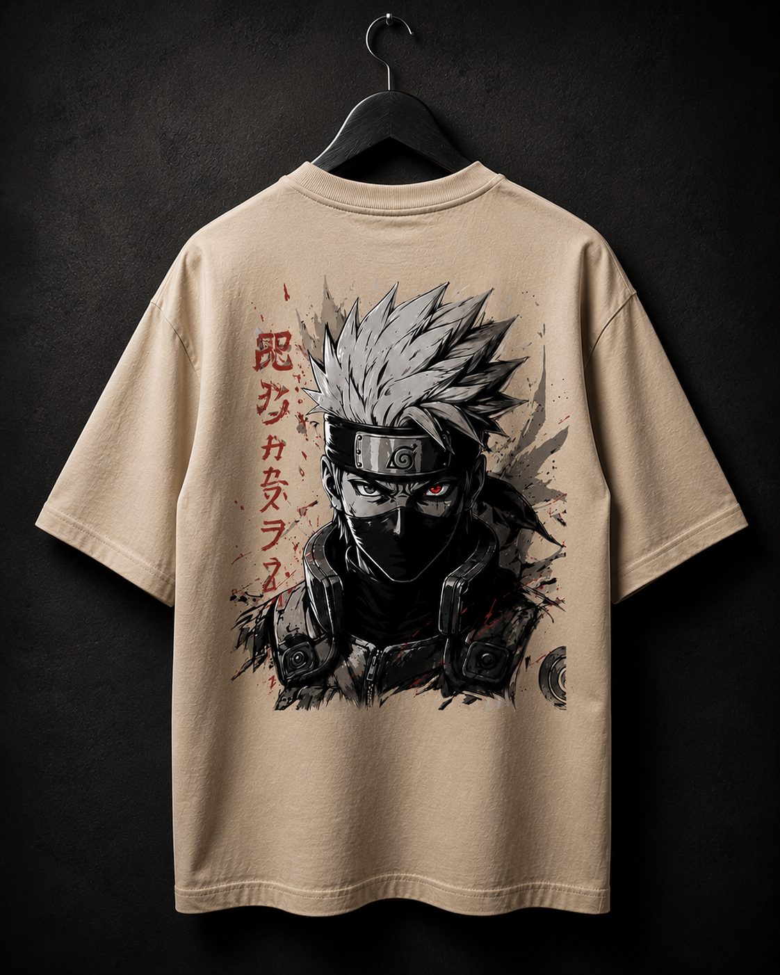 OT Kakashi  Oversized Anime T-Shirt