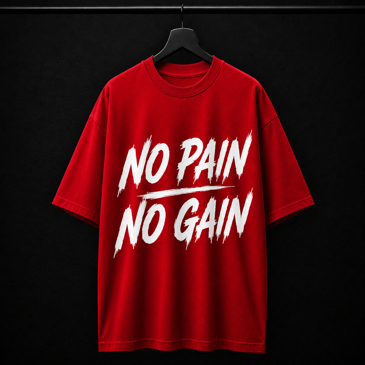 OT Gym Oversized T-Shirt – No Pain No Gain