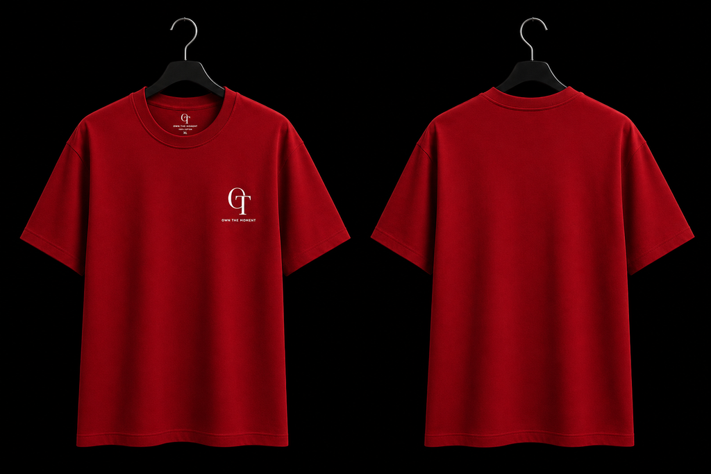 OT Premium Oversized T-Shirt - Red