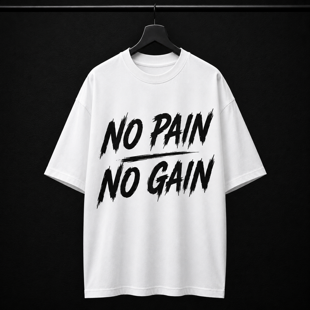 OT Gym Oversized T-Shirt – No Pain No Gain